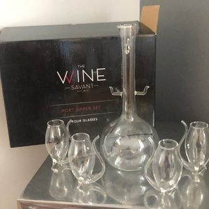 The Wine Savant port sipper set